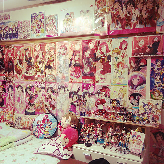 痛部屋 ラブライブ 壁 天井のインテリア実例 17 11 28 22 29 21 Roomclip ルームクリップ