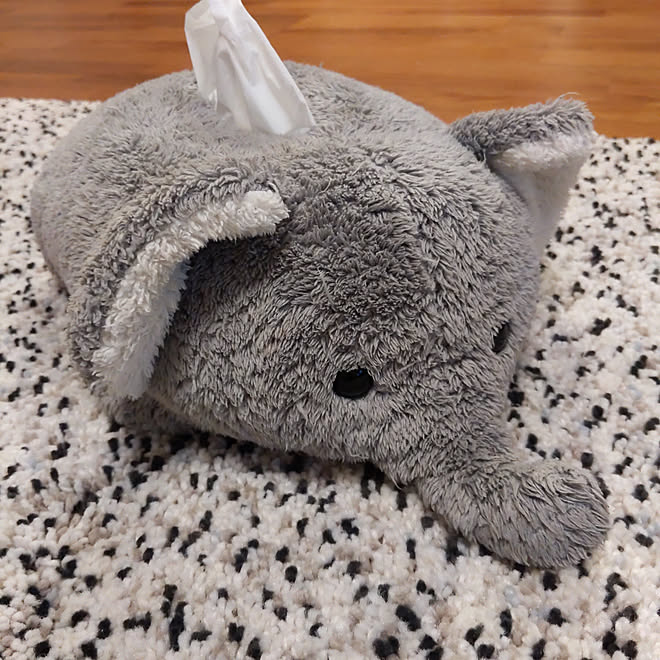 リビング Roomclipアンケート ぞうさん ティッシュケースのインテリア実例 01 08 23 00 42 Roomclip ルームクリップ