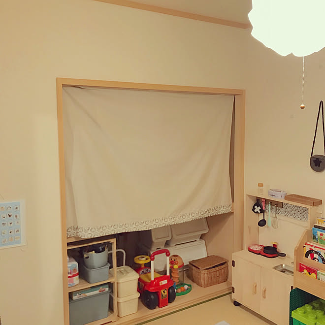 部屋全体 おままごとキッチン おままごとキッチンdiy 和室が子供部屋 建売住宅 などのインテリア実例 18 10 23 21 34 29 Roomclip ルームクリップ