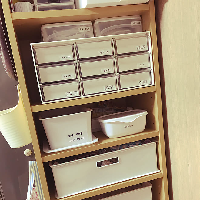 棚 薬の収納 カラーボックス 収納 ニトリ などのインテリア実例 18 11 08 08 58 11 Roomclip ルームクリップ