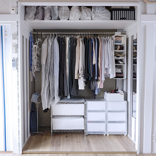 クローゼット 収納 Ikea Skubb 洗濯グッズ などのインテリア実例 19 06 11 12 51 46 Roomclip ルームクリップ