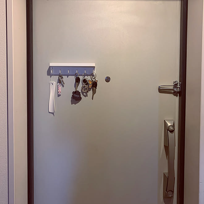 ニトリ デコホーム キーフック 鍵 玄関 などのインテリア実例 08 07 04 16 35 Roomclip ルームクリップ