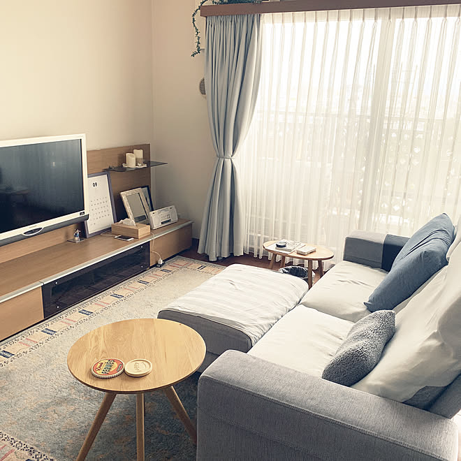 3coins サイドテーブル イベント参加 夫婦2人暮らし マンション暮らし などのインテリア実例 19 09 13 15 51 11 Roomclip ルームクリップ