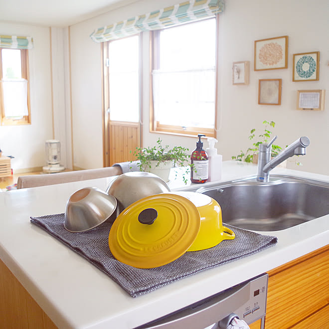 水切りかごのない生活 やめたこと ナチュラルインテリア シンプル 北欧インテリア などのインテリア実例 19 11 03 19 44 25 Roomclip ルームクリップ