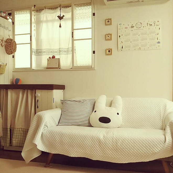 リビング ナチュラルインテリア 築40年以上 リサとガスパール Diy などのインテリア実例 18 06 11 12 30 23 Roomclip ルームクリップ