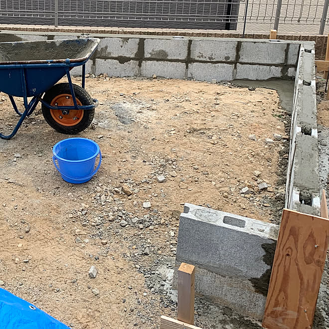 基礎工事 ブロック基礎 アンカーボルト 大工 在来工法 などのインテリア実例 04 30 17 24 52 Roomclip ルームクリップ