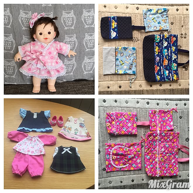 バス トイレ 入園グッズ メルちゃんのお洋服と靴 ぽぽちゃんの浴衣ドレス ハンドメイドのインテリア実例 17 02 13 35 19 Roomclip ルームクリップ