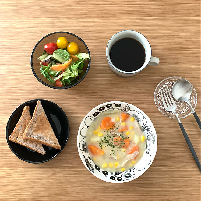 RCプレゼント/北欧食器/朝ごはん/1人暮らし/1K&hellip;などのインテリア実例 20190330 121013