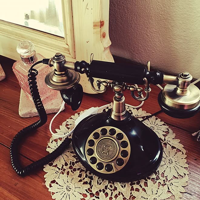 テレフォン かわいいもの 電話 ゴージャス ヨーロピアン調 などのインテリア実例 15 04 17 12 59 Roomclip ルームクリップ