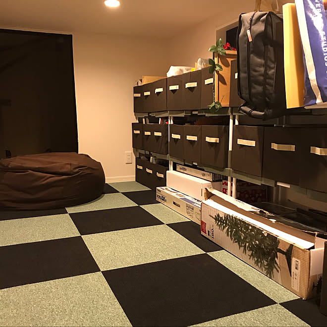 カインズ 小屋裏 小屋裏収納 棚のインテリア実例 05 10 05 33 32 Roomclip ルームクリップ