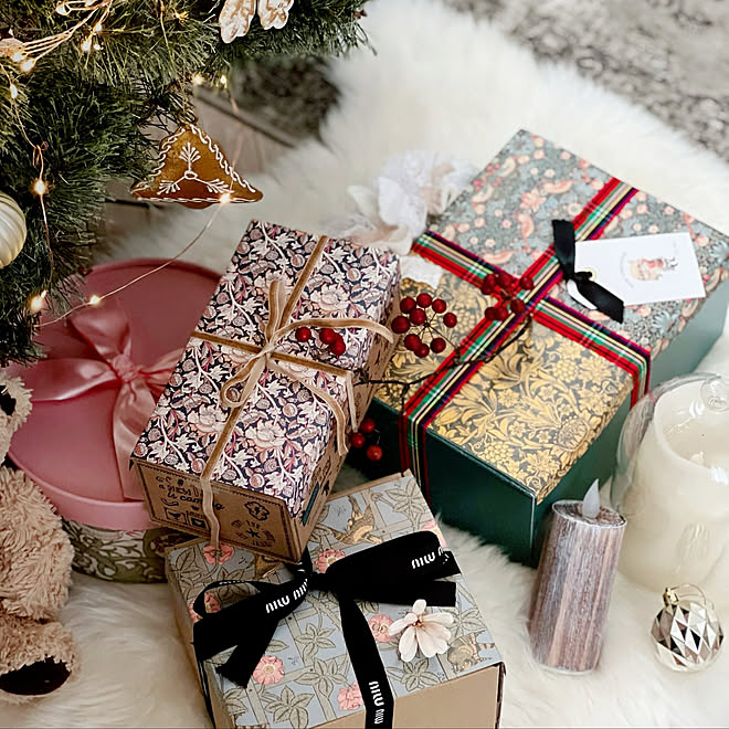 ウィリアムモリス ツリー クリスマス アンティーク風 冬支度 などのインテリア実例 21 12 16 18 32 28 Roomclip ルームクリップ