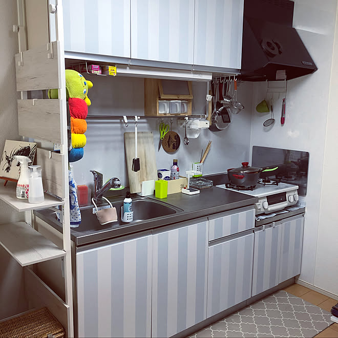 大東建託 賃貸 2ldk Diy 100均 セリア キッチンのインテリア実例 02 11 15 00 02 Roomclip ルームクリップ