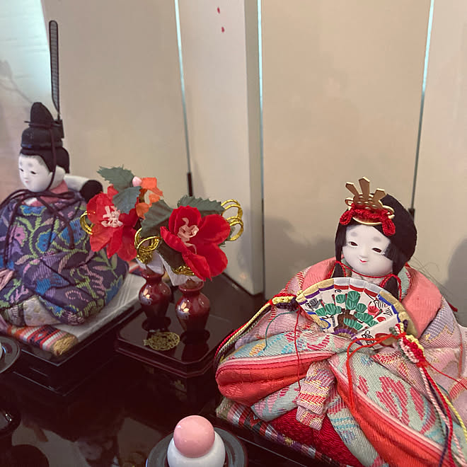 ひなまつり22 子供と暮らす こどものいる暮らし 雛人形出しました ひととえ などのインテリア実例 22 02 25 21 25 43 Roomclip ルームクリップ