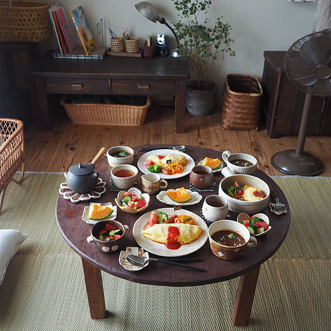机/ブラウンインテリア/古民家系/古民家カフェ風/インスタ→slow.life.works...などのインテリア実例 - 2019-07-20 07:29:35