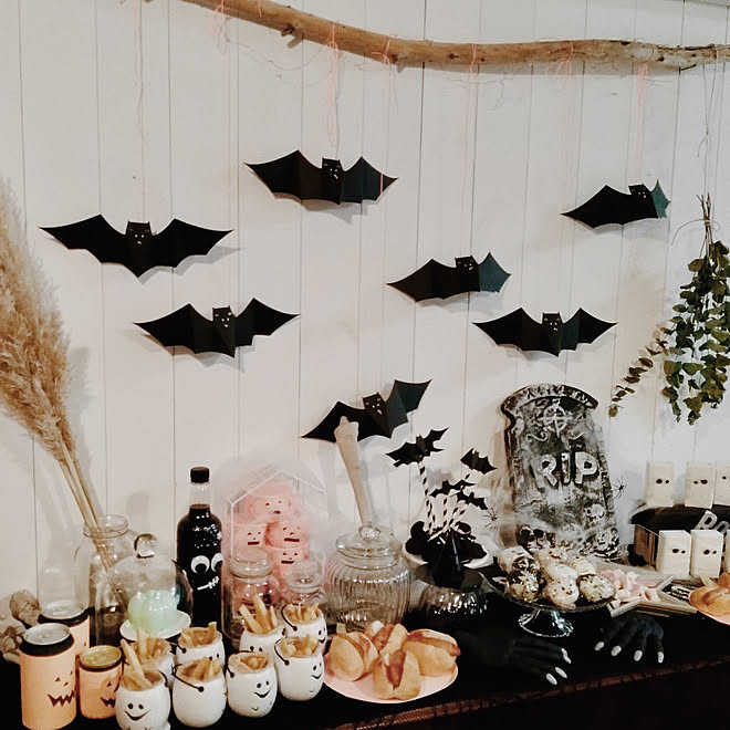 ホームパーティー キッズパーティー ハロウィンパーティー ハロウィン 海外インテリアに憧れる などのインテリア実例 09 05 17 39 33 Roomclip ルームクリップ