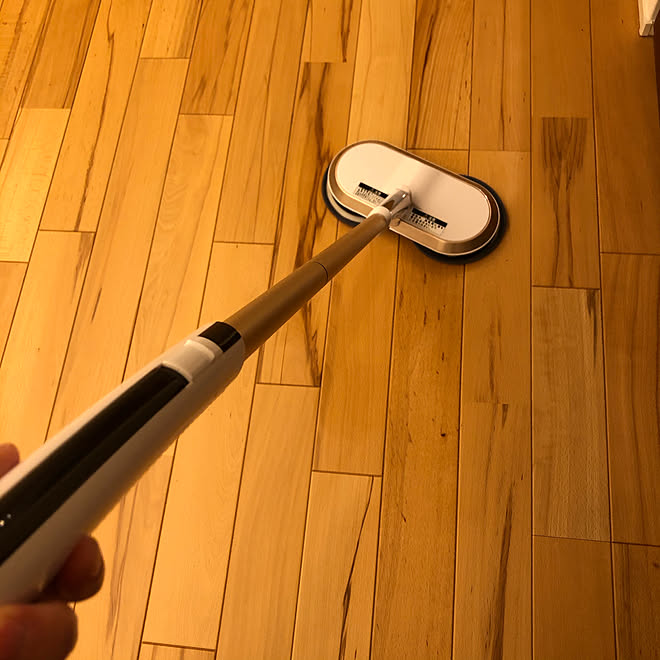 楽をする 妊婦 回転モップクリーナー 床掃除 部屋全体のインテリア実例 01 30 19 54 17 Roomclip ルームクリップ