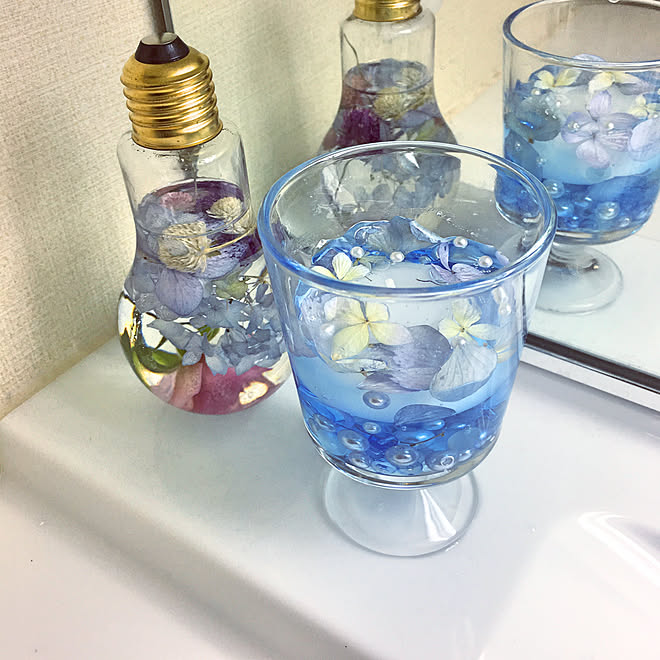 キャンドル/100均/花のある暮らし/花のある生活/花のある風景&hellip;などのインテリア実例 20170810 202449