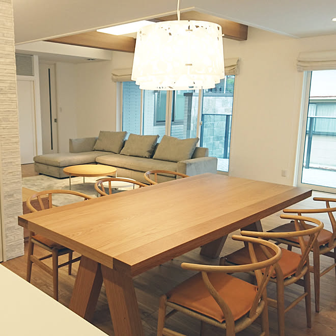 ダイニング カッシーナイクスシー カッシーナsaki Yチェア Yチェア クッションのインテリア実例 18 07 28 06 38 54 Roomclip ルームクリップ