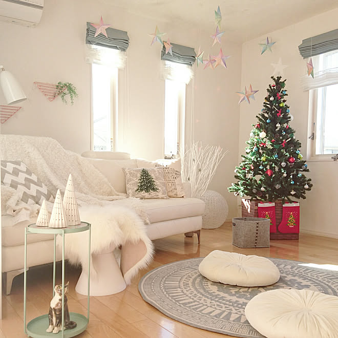 リビング クリスマス シンプルに暮らす H M Home 丁寧な暮らし などのインテリア実例 17 11 17 10 59 39 Roomclip ルームクリップ