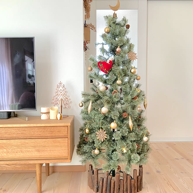 モモナチュラル クリスマスツリー150cm スタジオクリップ スタジオクリップのツリー クリスマスツリー などのインテリア実例 11 03 17 03 00 Roomclip ルームクリップ