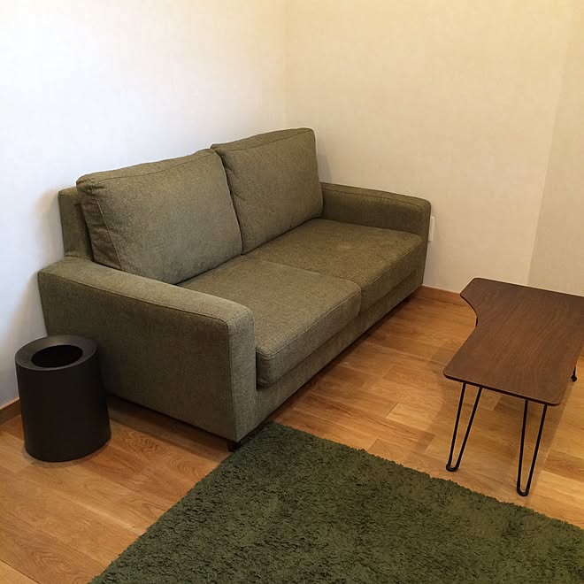 リビング 楽天のテーブル ソファ グリーン ベルメゾンdaysのインテリア実例 16 10 17 15 14 27 Roomclip ルームクリップ