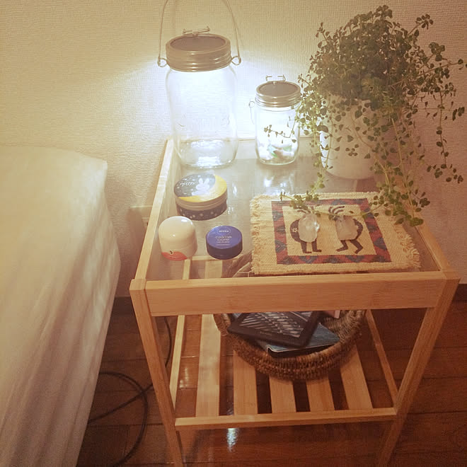 ベッド周り/観葉植物/IKEA/ワンルーム/一人暮らし&hellip;などのインテリア実例 20200708 221638