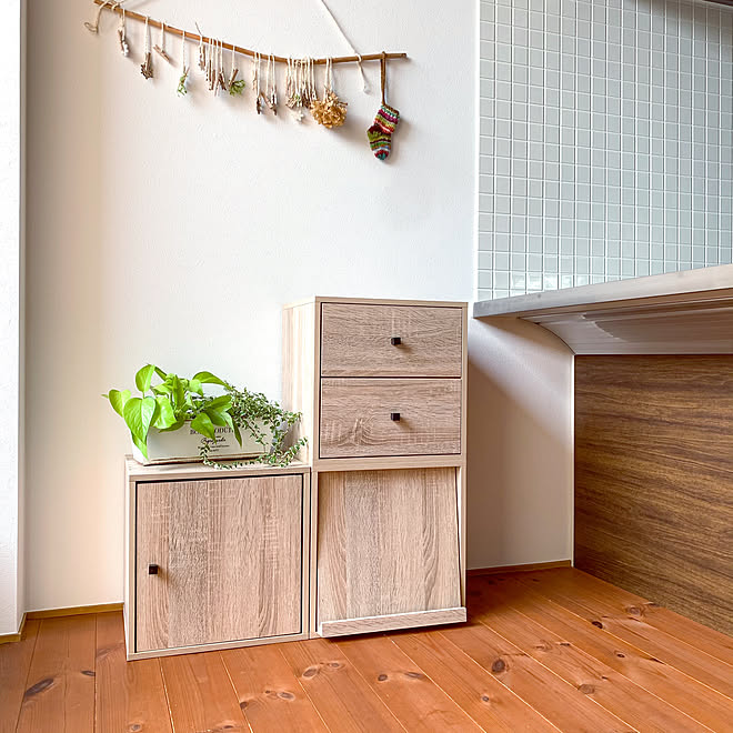 組み合わせ自由 キューブボックス 収納 シンプル 注文住宅 などのインテリア実例 11 29 19 50 48 Roomclip ルームクリップ