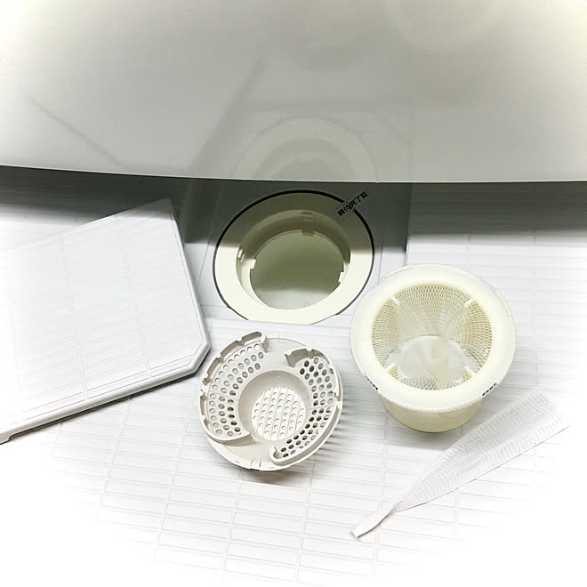 髪の毛くるくるポイ ニトリ 排水溝ネット お風呂の排水溝 お風呂掃除 などのインテリア実例 10 25 23 53 29 Roomclip ルームクリップ