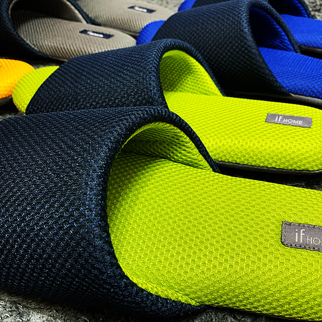 夏仕様 東京インテリア スリッパ新調 スリッパ If Home Collection などのインテリア実例 21 05 16 18 14 06 Roomclip ルームクリップ