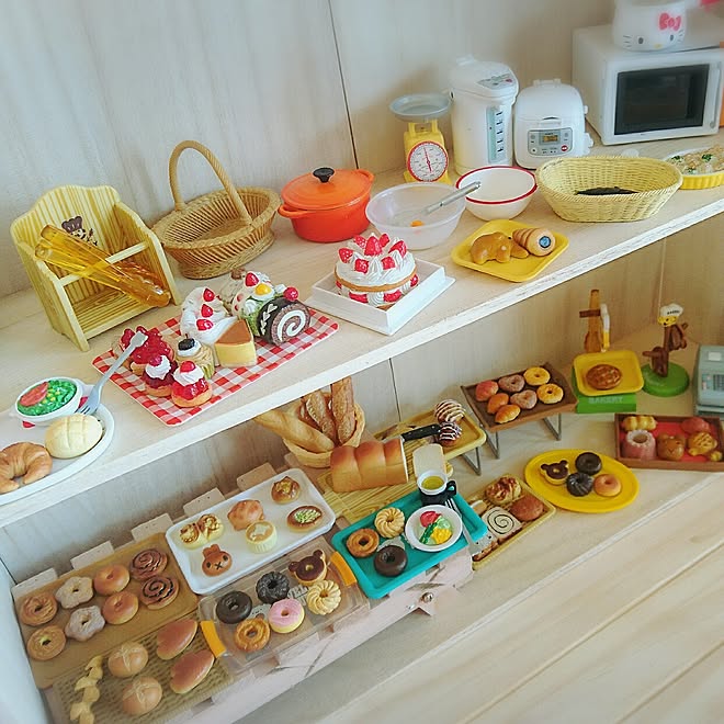 玄関/入り口/ダイソー/セリア/食品サンプル/子供と暮らす。&hellip;などのインテリア実例 20170227 191728