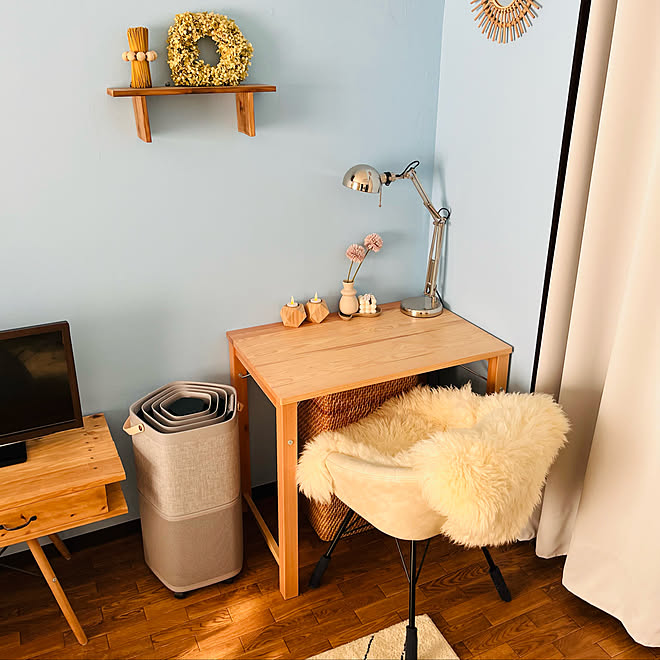 壁紙きれいにしたよ Boho Styleに憧れる ワンルーム 一人暮らし 一人暮らしインテリア などのインテリア実例 22 11 18 12 38 45 Roomclip ルームクリップ