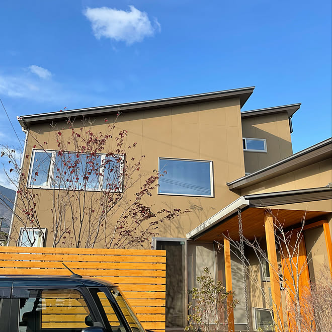 ヤマボウシ シンボルツリー 紅葉 外観 癒し などのインテリア実例 21 12 21 09 14 35 Roomclip ルームクリップ