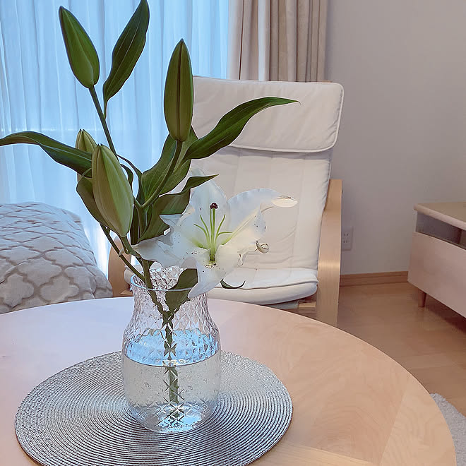 カサブランカ フラワーベース ソストレーネグレーネ Ikea 部屋全体のインテリア実例 19 05 13 12 56 Roomclip ルームクリップ