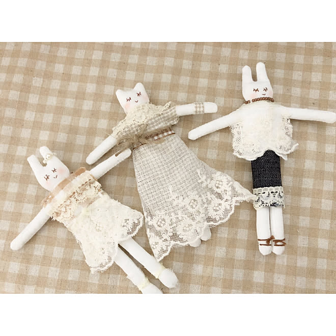 セリア オリジナルドール 雑貨 はんどめいど 100均 などのインテリア実例 02 07 40 07 Roomclip ルームクリップ