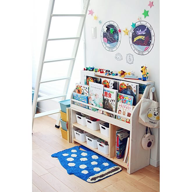 絵本棚 リビング Ikea レゴ ラキュー などのインテリア実例 16 01 30 21 39 56 Roomclip ルームクリップ