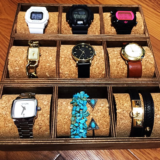 収納 腕時計 セリア Diy 100均 などのインテリア実例 16 06 07 08 10 10 Roomclip ルームクリップ