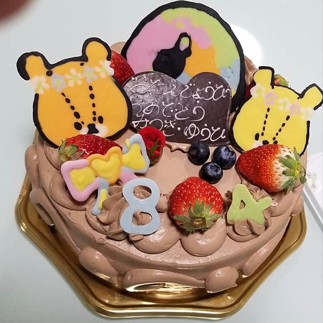 チョコペン デコチョコ ルルロロ チョコプレート 誕生日ケーキ などのインテリア実例 19 03 02 21 17 28 Roomclip ルームクリップ