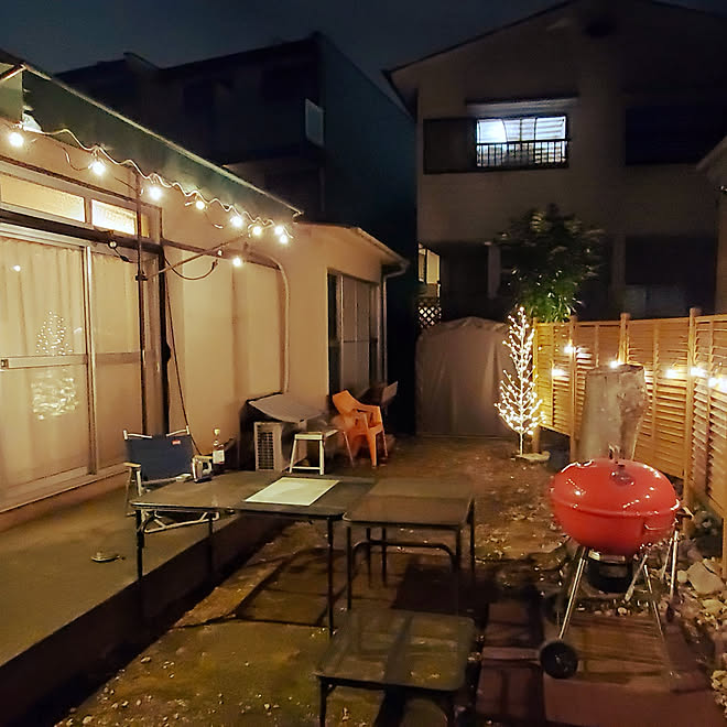 庭 q 間接照明 グランピング気分 Diy などのインテリア実例 21 05 06 19 23 50 Roomclip ルームクリップ