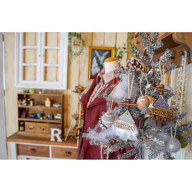 ダイソー/クリスマス/フォローありがとうございます♪/Instagram→r_6cafe/100均クリスマス...などのインテリア実例 - 2019-11-13 07:54:19