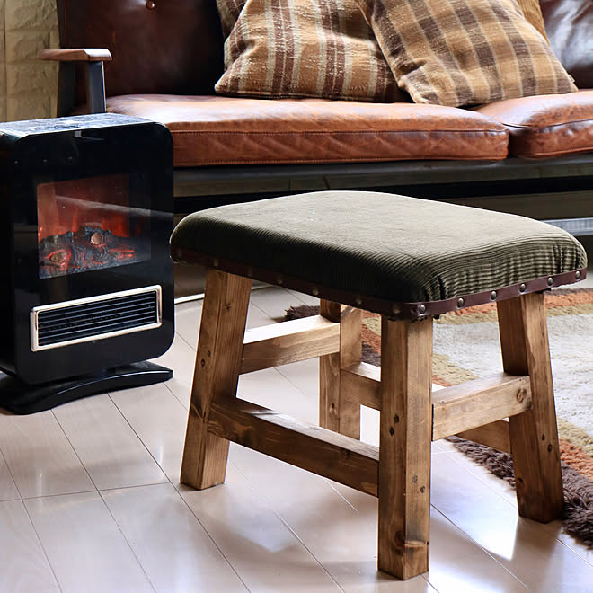 オットマン Cainz Yupinoko ゆぴのこワークショップ Y P K Laboratory Ypklab などのインテリア実例 19 12 14 14 14 Roomclip ルームクリップ