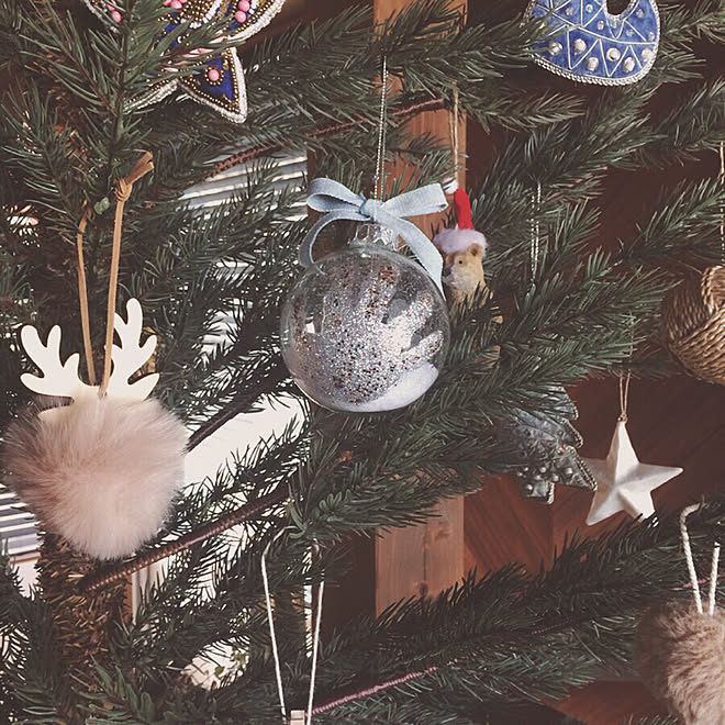 ハンドプリント/クリスマス/クリスマスオーナメント/海外インテリアに憧れる/ミックスインテリア...などのインテリア実例 - 2019-11-15 15:50:26