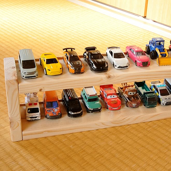 1 4材 子供のおもちゃ 子供用 ミニカー トミカ収納 などのインテリア実例 17 03 16 17 47 15 Roomclip ルームクリップ