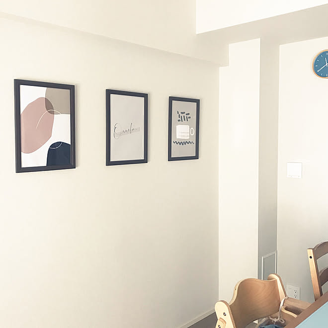 アートのある部屋 ポスター ポスターのある部屋 新築マンション 北欧 などのインテリア実例 01 21 11 51 14 Roomclip ルームクリップ