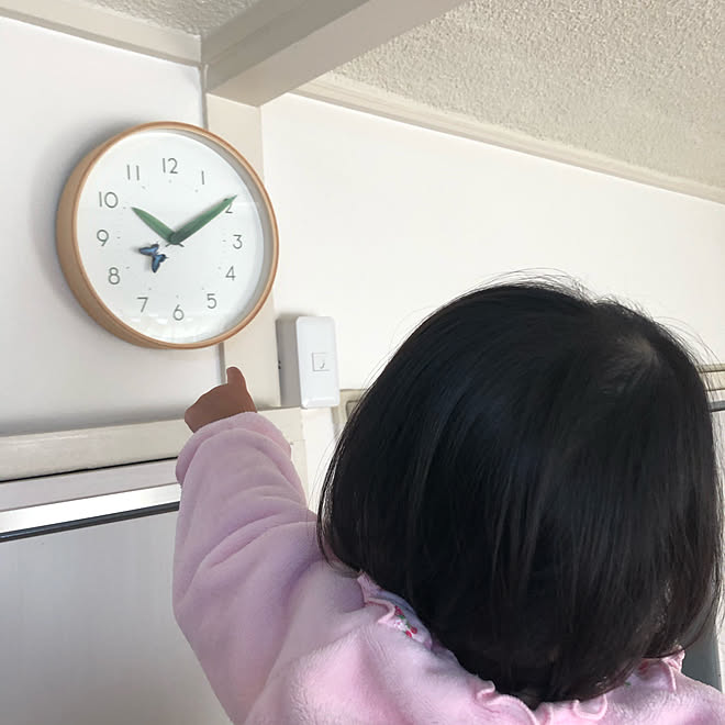 とまり木の時計 掛け時計 賃貸 賃貸でも諦めない Roomclip5周年 などのインテリア実例 12 14 37 37 Roomclip ルームクリップ