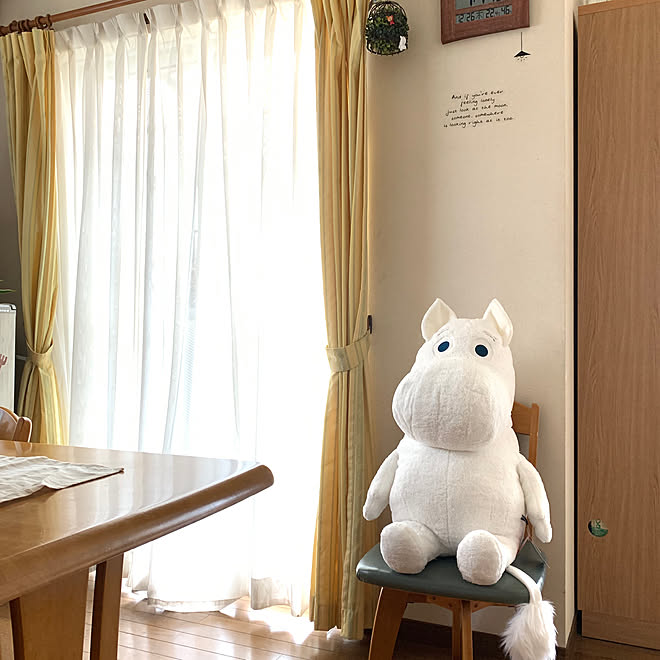 特大 ぬいぐるみ ムーミン 19 12 26 壁 天井 などのインテリア実例 19 12 26 18 54 34 Roomclip ルームクリップ