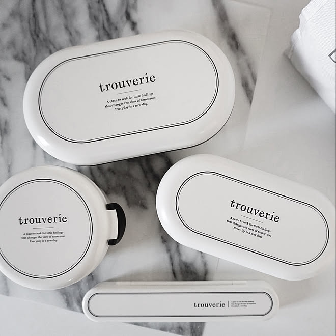 お弁当箱 モノトーン ホワイトインテリア シンプルインテリア モノトーンインテリア などのインテリア実例 19 04 17 21 47 06 Roomclip ルームクリップ