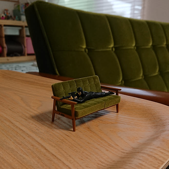 ガチャガチャ カリモク60 部屋全体 カプセルトイ ソファのインテリア実例 19 08 17 06 16 03 Roomclip ルームクリップ