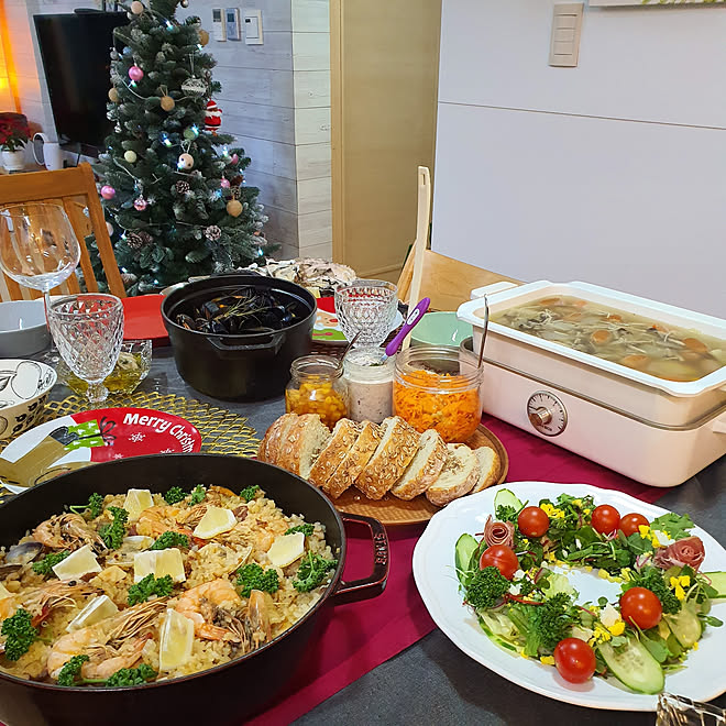 キッチン 韓国インテリアに憧れる クリスマス雑貨 うつわ好き うつわと暮らす などのインテリア実例 19 12 22 00 36 02 Roomclip ルームクリップ