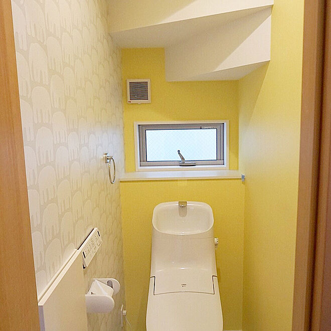 バス トイレ サンゲツ壁紙 アクセントクロス 北欧 カラフルな部屋のインテリア実例 18 07 16 21 54 49 Roomclip ルームクリップ