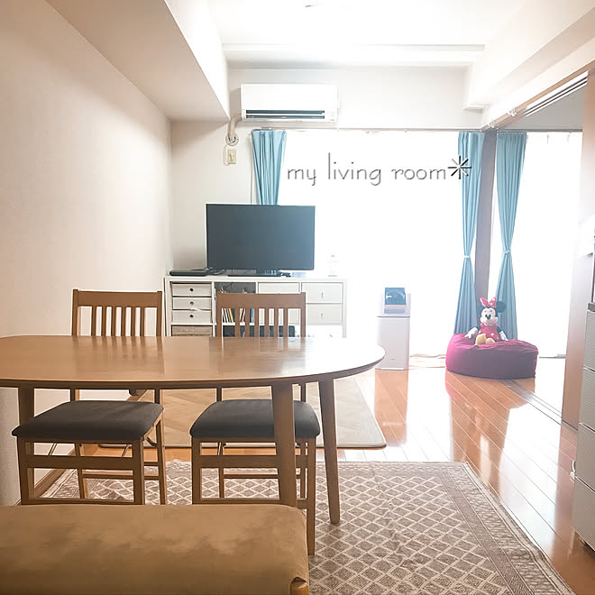 サンキのラグ サンキ 部屋全体のインテリア実例 08 21 10 33 17 Roomclip ルームクリップ